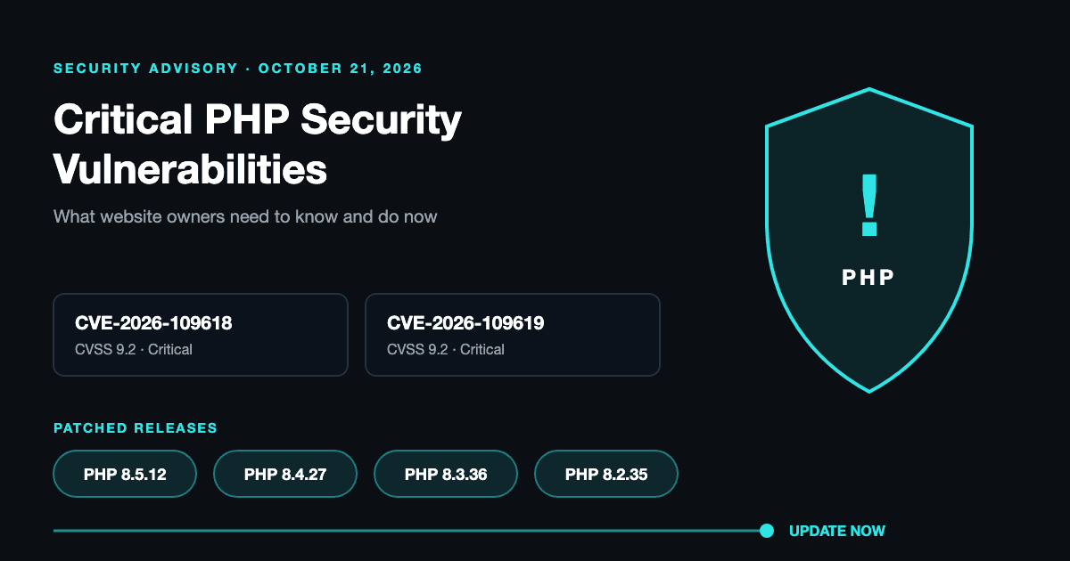 Critical PHP Security Vulnerabilities: What Website Owners Need to Know and Do Now