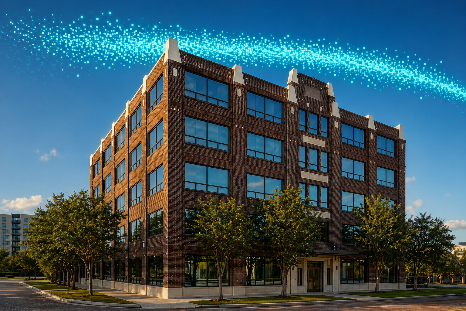 The historic Perry Paint and Glass Building, PRESHai's downtown Tampa headquarters.